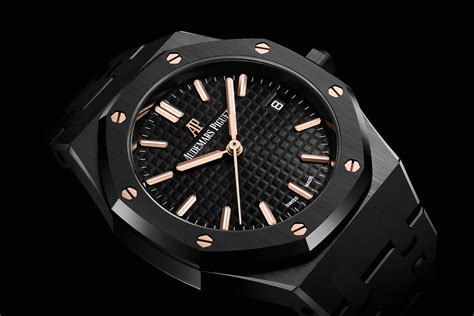 audemars piguet black watch|audemars piguet watches price.